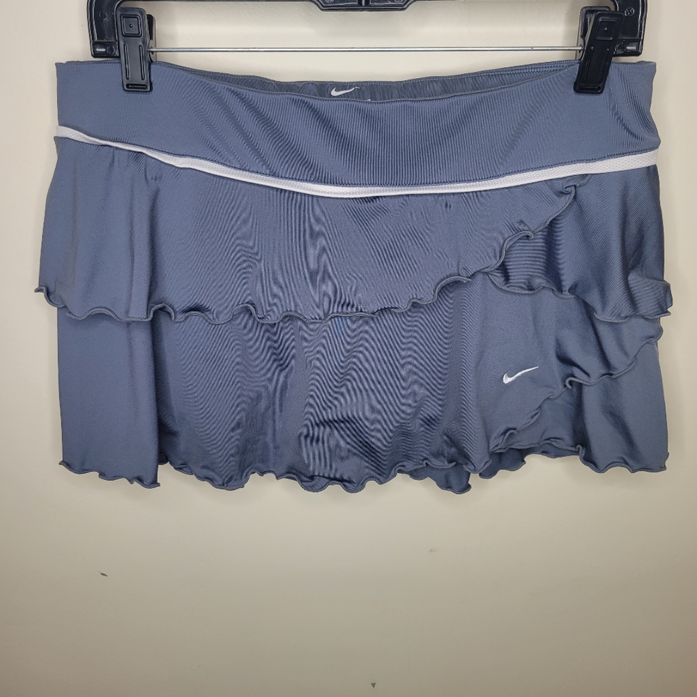 Nike Large Ruffled Tiered Tennis Skirt Built In Skort
